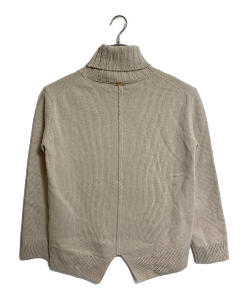 DEUXIEME CLASSE（ドゥーズィエム クラス）Deuxieme Classe (ドゥーズィエム クラス) JADE タートルネック プルオーバー　長袖ニット　カシミヤ混ウールニット　日本製 ベージュ サイズ:実寸参照の古着・服飾アイテム