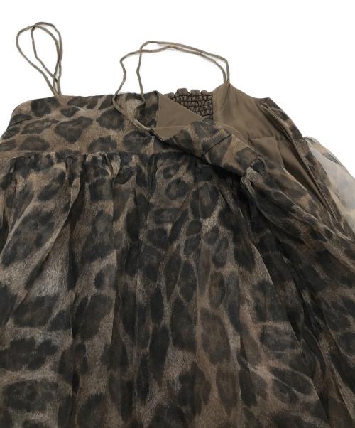 MMTS（マミタス）mmts (マミタス) ベンガル キャミワンピース ブラウン サイズ:FREEの古着・服飾アイテム