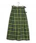 BEAMS BOY（ビームスボーイ）の古着「チェック キルト スカート」｜グリーン×イエロー
