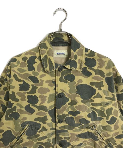 BEAMS BOY（ビームスボーイ）BEAMS BOY (ビームスボーイ) カモフラ柄 ハンティングジャケット オリーブ サイズ:FREEの古着・服飾アイテム