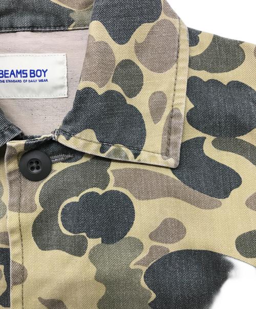 BEAMS BOY（ビームスボーイ）BEAMS BOY (ビームスボーイ) カモフラ柄 ハンティングジャケット オリーブ サイズ:FREEの古着・服飾アイテム