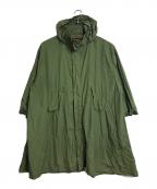 MARMOT×BEAMSマーモット×ビームス）の古着「ライトモッズコート　ライトアウター　ナイロンコート　アウトドア」｜オリーブ