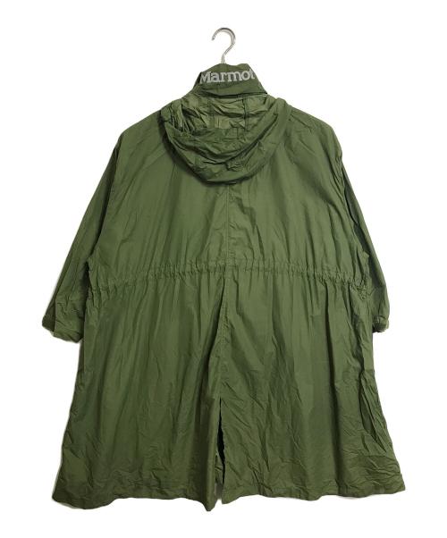 MARMOT（マーモット）Marmot (マーモット) BEAMS (ビームス) ライトモッズコート　ライトアウター　ナイロンコート　アウトドア オリーブ サイズ:ONEの古着・服飾アイテム