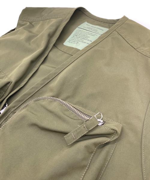 FREAK'S STORE（フリークスストア）FREAK'S STORE (フリークスストア) ミリタリー ポケットベスト　 グリーン サイズ:Mの古着・服飾アイテム