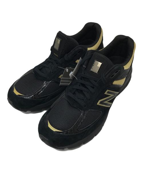 NEW BALANCE（ニューバランス）NEW BALANCE (ニューバランス) 990v5 M990BH5 スニーカー ブラック×ゴールド サイズ:26.5cmの古着・服飾アイテム