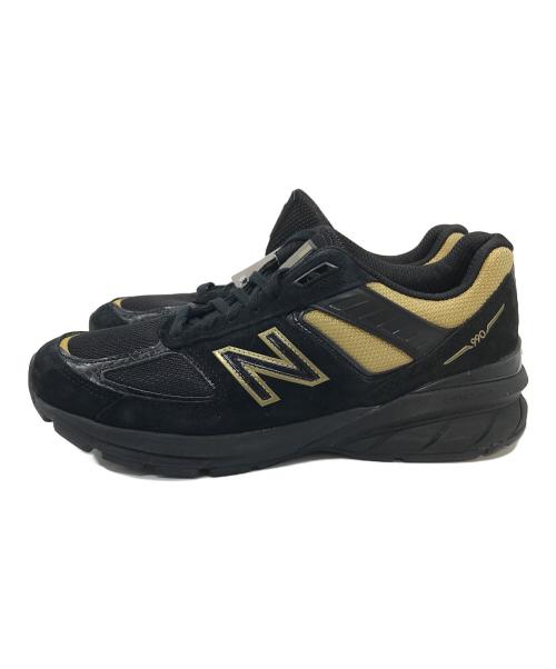 NEW BALANCE（ニューバランス）NEW BALANCE (ニューバランス) 990v5 M990BH5 スニーカー ブラック×ゴールド サイズ:26.5cmの古着・服飾アイテム