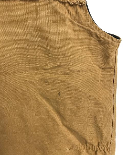 CarHartt（カーハート）CarHartt (カーハート) 【古着】90’Sダック地ベスト　ダック生地 ベージュ サイズ:Lの古着・服飾アイテム