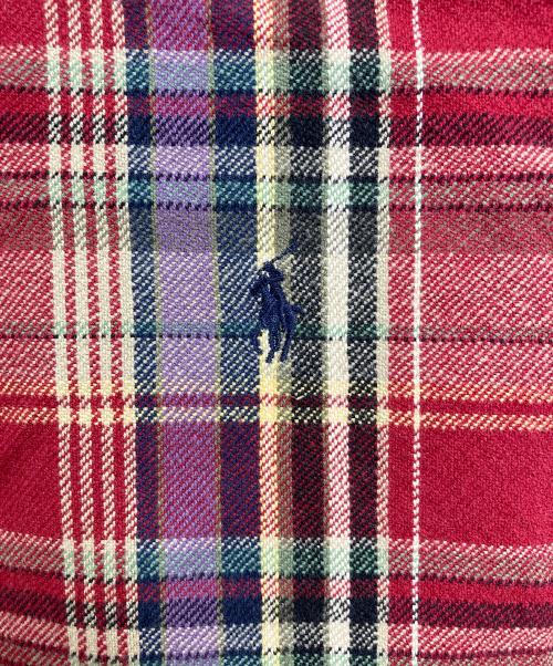 RALPH LAUREN（ラルフローレン）RALPH LAUREN (ラルフローレン) 【古着】ボタンダウンシャツ　チェックシャツ　Classic Fit アメカジ　ビッグサイズ　コットンシャツ　オーバーサイズ　 Classic fit レッド サイズ:2XLT TALLの古着・服飾アイテム