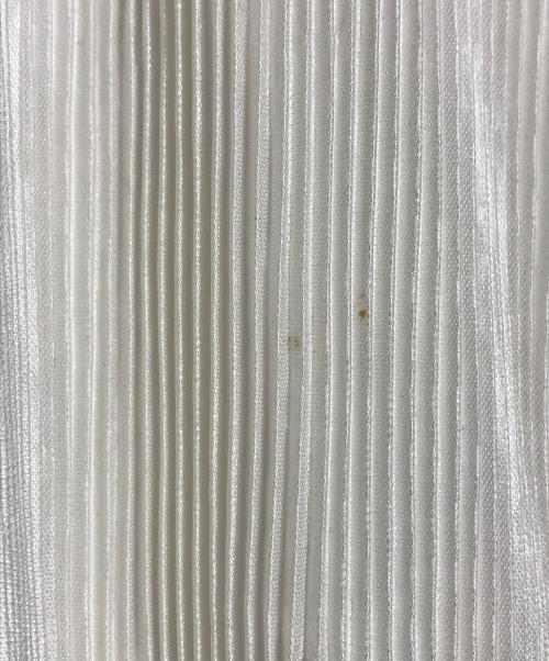 UN3D.（アンスリード）UN3D. (アンスリード) クリスタルプリーツオールインワン CRYSTAL PLEATS AIO  日本製 ホワイト×グリーン サイズ:36の古着・服飾アイテム