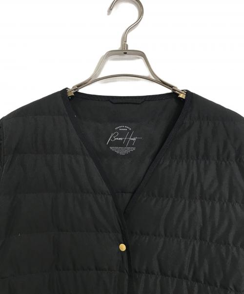 BEAMS HEART（ビームスハート）BEAMS HEART (ビームスハート) FRENCHダウンロングジャケット　 アウター　ダウンコート ブラック サイズ:Sの古着・服飾アイテム