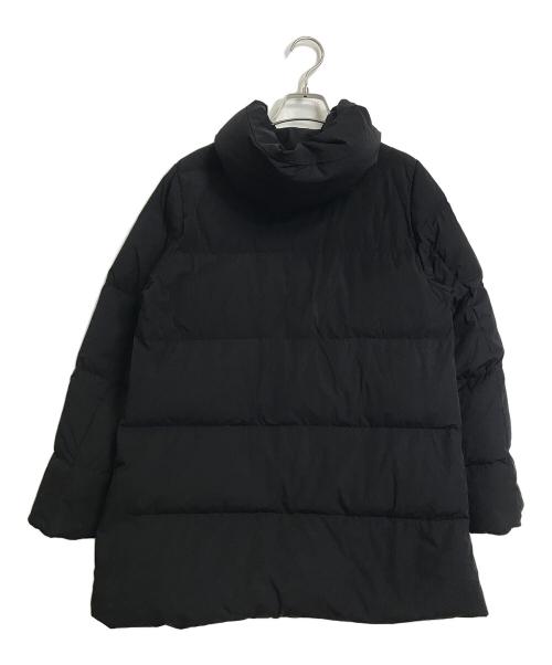 SHIPS（シップス）SHIPS (シップス) ショールカラー ミディ ダウンコート　アウター ブラック サイズ:実寸参照の古着・服飾アイテム