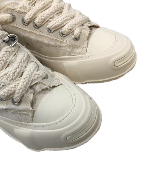 VALABASAS（バラバサス）VALABASAS (バラバサス) ヴィジョンシュー スニーカー クリーム サイズ:UK7の古着・服飾アイテム