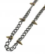 DIESELディーゼル）の古着「STEEL NECKLACE」｜シルバー×ゴールド