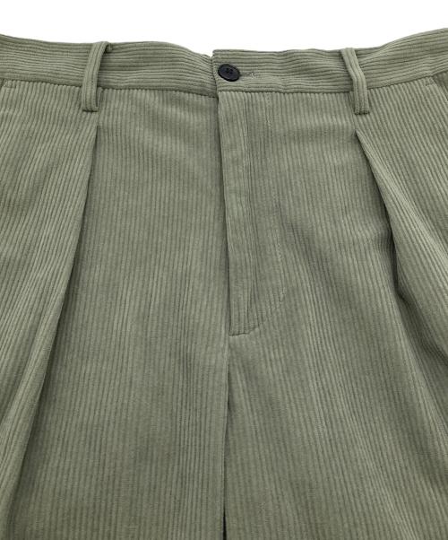 417 by EDIFICE（417 バイ エディフィス）417 by EDIFICE (417 バイ エディフィス) コーデュロイセットアップ　ジャケット　パンツ カーキ サイズ:Lの古着・服飾アイテム