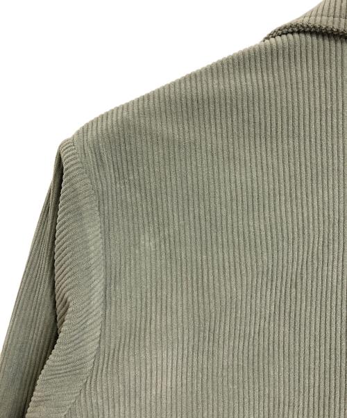 417 by EDIFICE（417 バイ エディフィス）417 by EDIFICE (417 バイ エディフィス) コーデュロイセットアップ　ジャケット　パンツ カーキ サイズ:Lの古着・服飾アイテム