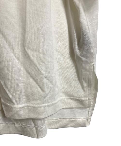 COGTHEBIGSMOKE（コグザビッグスモーク）COGTHEBIGSMOKE (コグザビッグスモーク) ワイドカットソー　半袖カットソー　Tシャツ　オーバーサイズ　日本製 ホワイト サイズ:実寸参照の古着・服飾アイテム