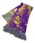 MONTMARTRE NEW YORK (モンマルトル ニューヨーク) Sanity Scarf マフラー　ロングマフラー　総柄 パープル×イエロー サイズ:実寸参照：15000円
