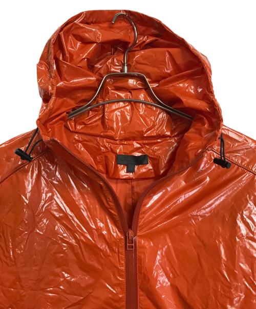 Omar Afridi（オマールアフリディ）Omar Afridi (オマールアフリディ) SIENNA ERUPT PARKA ナイロンジャケット　ナイロンパーカー　ジップパーカー　ノームコア オレンジ サイズ:46の古着・服飾アイテム