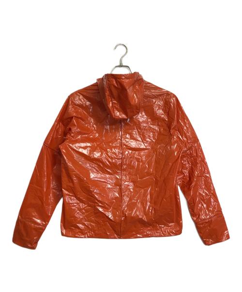 Omar Afridi（オマールアフリディ）Omar Afridi (オマールアフリディ) SIENNA ERUPT PARKA ナイロンジャケット　ナイロンパーカー　ジップパーカー　ノームコア オレンジ サイズ:46の古着・服飾アイテム