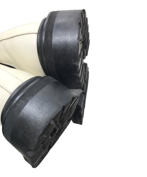 DAIRIKU（ダイリク）DAIRIKU (ダイリク) Boy meets Girl Billy  サイドゴアブーツ　厚底ブーツ　日本 ホワイト×ブラック サイズ:26の古着・服飾アイテム