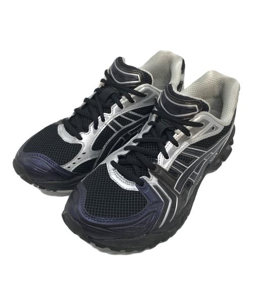 asics（アシックス）asics (アシックス) atmos (アトモス) Undermycar (アンダーマイカー) GEL-KAYANO 14 ゲルカヤノ14 ブラック×パープル×シルバー サイズ: 25.5cmの古着・服飾アイテム