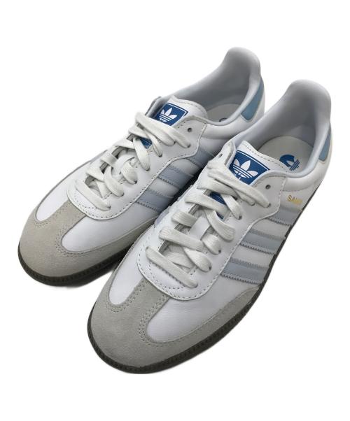 adidas Originals（アディダスオリジナル）adidas originals (アディダスオリジナル) SAMBA OG サンバ　サンバOG ホワイト×ブルー サイズ:25.5cmの古着・服飾アイテム