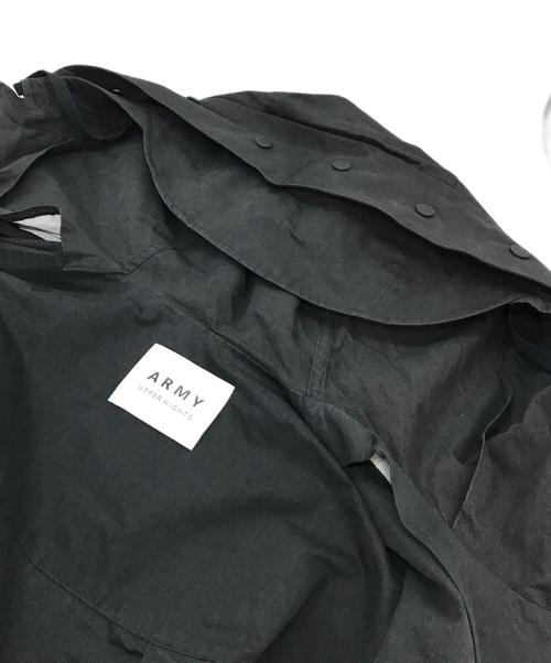 upper hights（アッパーハイツ）upper hights (アッパーハイツ) ARMYマウンテンパーカ ブラック サイズ:1の古着・服飾アイテム