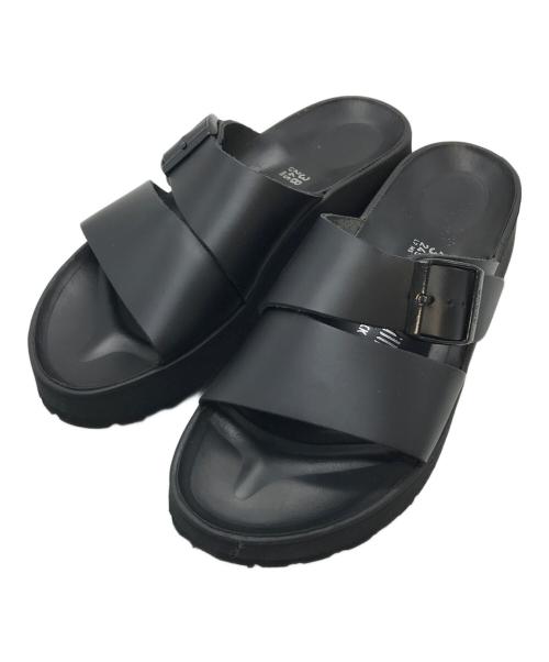 papillio（パピリオ）papillio (パピリオ) Alminaストラップサンダル 厚底 ブラック サイズ:24.5cmの古着・服飾アイテム