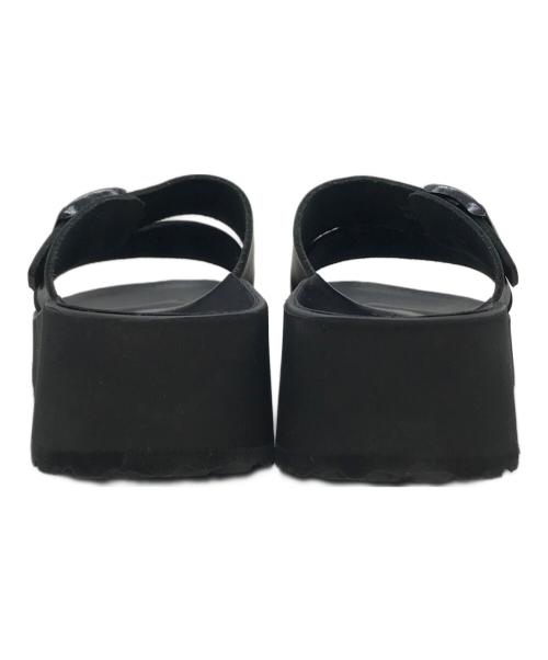 papillio（パピリオ）papillio (パピリオ) Alminaストラップサンダル 厚底 ブラック サイズ:24.5cmの古着・服飾アイテム