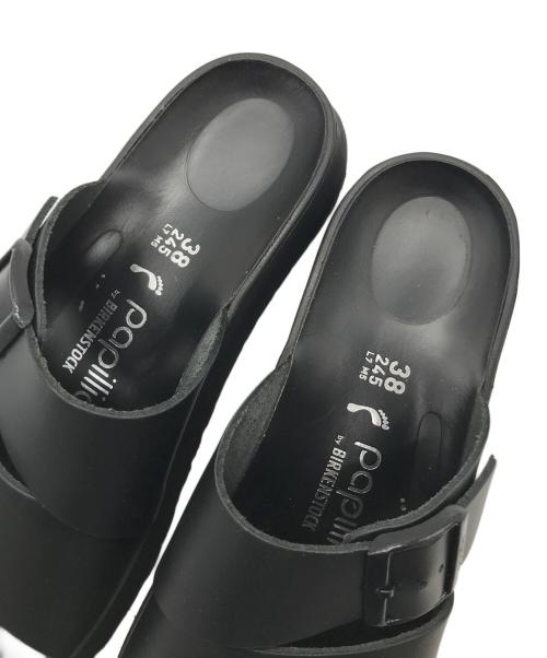 papillio（パピリオ）papillio (パピリオ) Alminaストラップサンダル 厚底 ブラック サイズ:24.5cmの古着・服飾アイテム