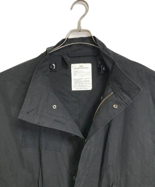 FREAK'S STORE（フリークスストア）FREAK'S STORE (フリークスストア) モッズコート　ロングコート　ミリタリーコート　アウター　ライトアウター　オーバーサイズ ブラック サイズ:FREEの古着・服飾アイテム