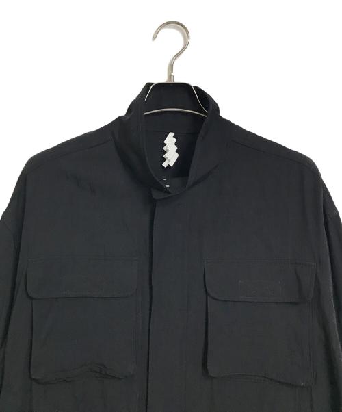 SOSHIOTSUKI（ソウシ オオツキ）SOSHIOTSUKI (ソウシ オオツキ) Inverness Flare Work Jacket ブラック サイズ:48の古着・服飾アイテム