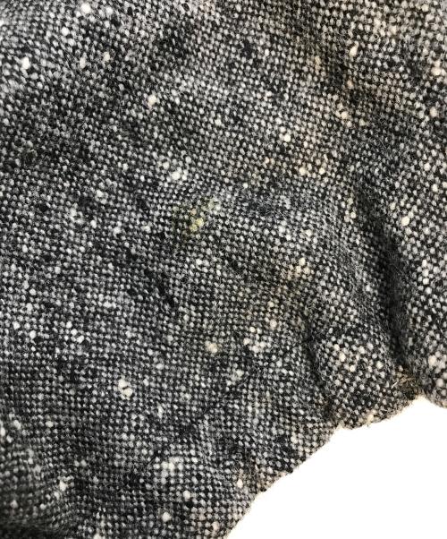 MUZE TURQUOISE LABEL（ミューズ ターコイズ レーベル）MUZE TURQUOISE LABEL (ミューズ ターコイズ レーベル) OVERSIZED BIG WOOL WIDE TROUSERS グレー サイズ:Sの古着・服飾アイテム