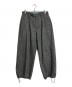 MUZE TURQUOISE LABEL（ミューズ ターコイズ レーベル）の古着「OVERSIZED BIG WOOL WIDE TROUSERS」｜グレー