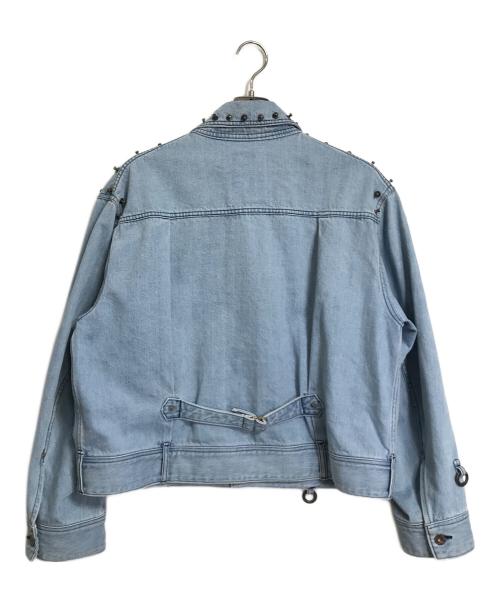 SOSHIOTSUKI（ソウシ オオツキ）SOSHIOTSUKI (ソウシ オオツキ) The BDH Denim Jacket(STUDS) スカイブルー サイズ:46の古着・服飾アイテム