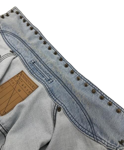 SOSHIOTSUKI（ソウシ オオツキ）SOSHIOTSUKI (ソウシ オオツキ) The BDH Denim Jacket(STUDS) スカイブルー サイズ:46の古着・服飾アイテム