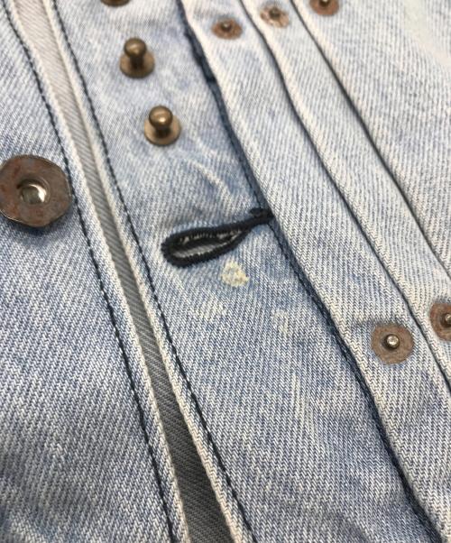 SOSHIOTSUKI（ソウシ オオツキ）SOSHIOTSUKI (ソウシ オオツキ) The BDH Denim Jacket(STUDS) スカイブルー サイズ:46の古着・服飾アイテム