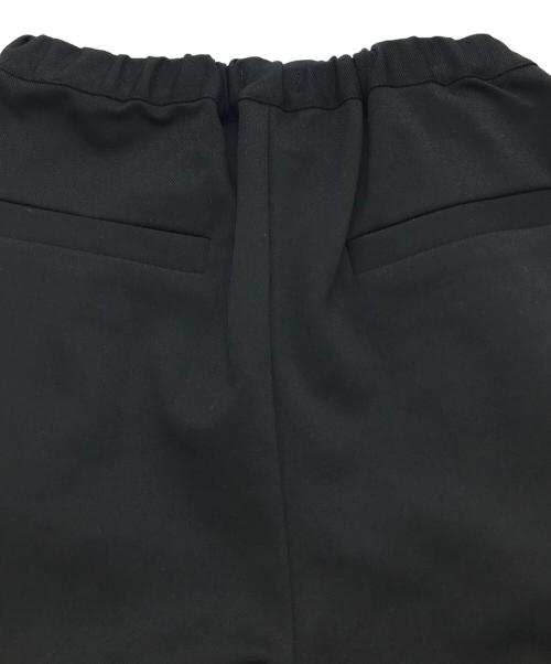 INGEBORG（インゲボルグ）INGEBORG (インゲボルグ) サイドラインワイドパンツ チュール フリル　デザインパンツ ブラック サイズ:実寸参照の古着・服飾アイテム