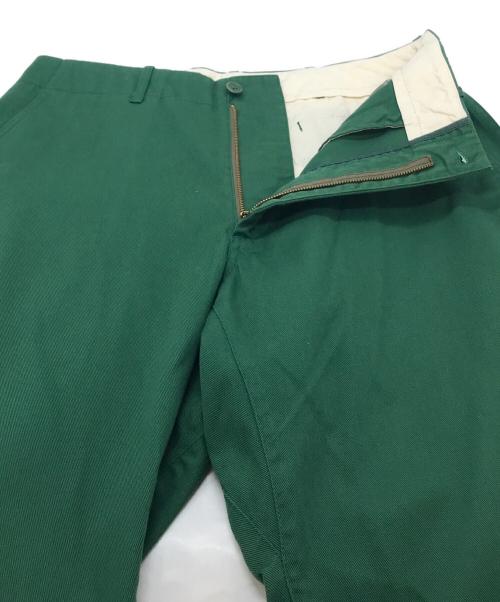 Vestiti Durevoil（ヴェスティーティ）Vestiti Durevoil (ヴェスティーティ) カラーパンツ TC TWILL NO TUCK PANTS グリーン サイズ:50の古着・服飾アイテム