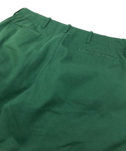 Vestiti Durevoil（ヴェスティーティ）Vestiti Durevoil (ヴェスティーティ) カラーパンツ TC TWILL NO TUCK PANTS グリーン サイズ:50の古着・服飾アイテム
