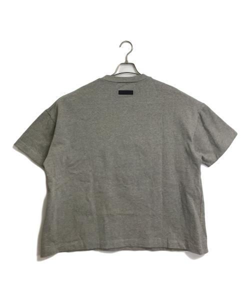 FOG ESSENTIALS（フィアオブゴッド エッセンシャル）FOG ESSENTIALS (フィアオブゴッド エッセンシャル) 半袖カットソー　ハーフスリーブカットソー　オーバーサイズ グレー×グリーン サイズ:XSの古着・服飾アイテム