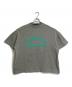 FOG ESSENTIALS（フィアオブゴッド エッセンシャル）の古着「半袖カットソー　ハーフスリーブカットソー　オーバーサイズ」｜グレー×グリーン