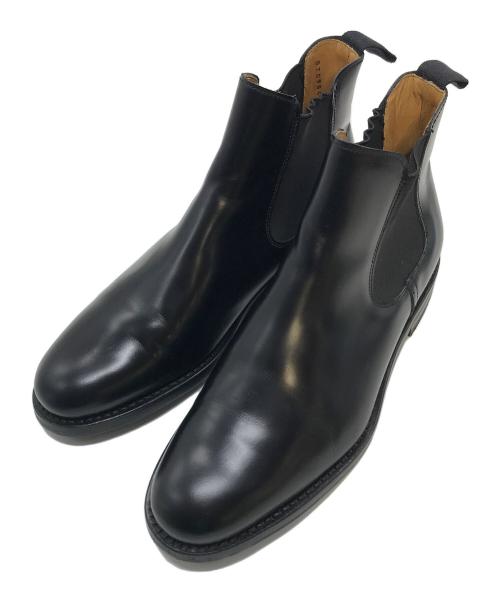 berwick（バーウィック）berwick (バーウィック) サイドゴアブーツ チェルシーブーツ ブラック サイズ:UK4の古着・服飾アイテム