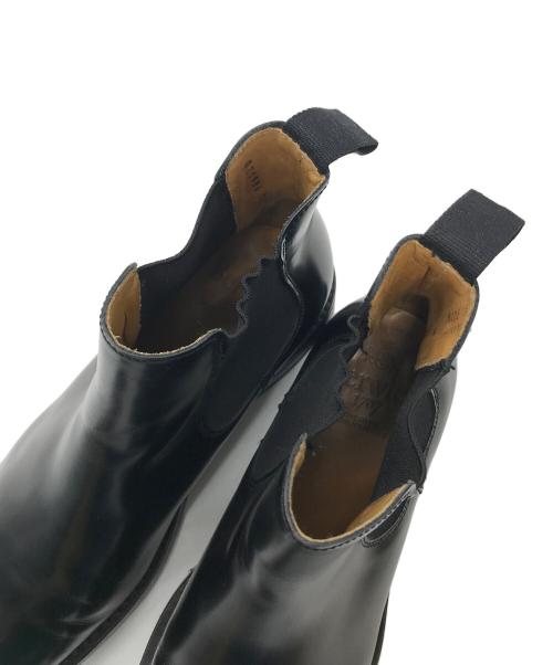 berwick（バーウィック）berwick (バーウィック) サイドゴアブーツ チェルシーブーツ ブラック サイズ:UK4の古着・服飾アイテム