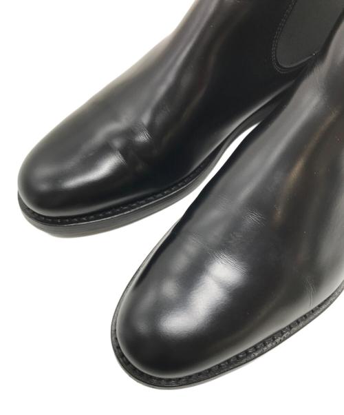 berwick（バーウィック）berwick (バーウィック) サイドゴアブーツ チェルシーブーツ ブラック サイズ:UK4の古着・服飾アイテム