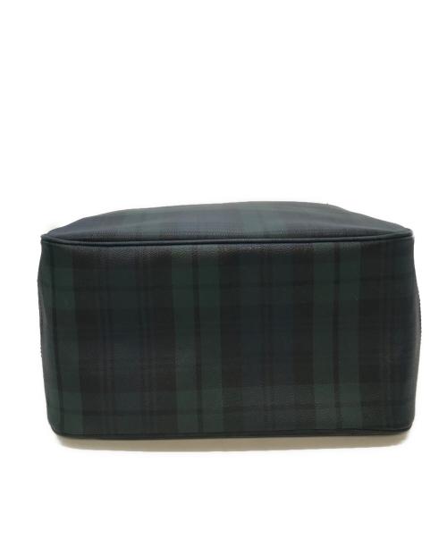 POLO RALPH LAUREN（ポロ・ラルフローレン）POLO RALPH LAUREN (ポロ・ラルフローレン) ヴィンテージチェックトートバッグ ネイビー×グリーン サイズ:実寸参照の古着・服飾アイテム