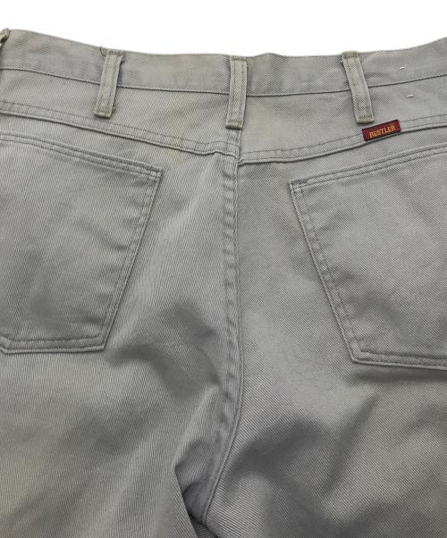 RUSTLER（ラスラー）RUSTLER (ラスラー) 【古着】セミフレアパンツ　アメリカ製　USA製 グレー サイズ:32×34の古着・服飾アイテム