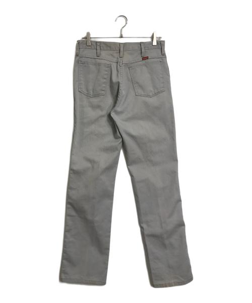 RUSTLER（ラスラー）RUSTLER (ラスラー) 【古着】セミフレアパンツ　アメリカ製　USA製 グレー サイズ:32×34の古着・服飾アイテム