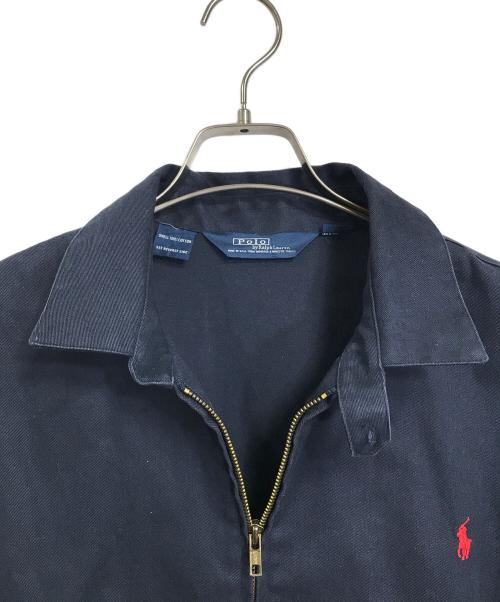 POLO RALPH LAUREN（ポロ・ラルフローレン）POLO RALPH LAUREN (ポロ・ラルフローレン) 【古着】スイングトップ　アウター　ライトアウター　三角タグ　USA製　アメリカ製 ネイビー サイズ:Lの古着・服飾アイテム