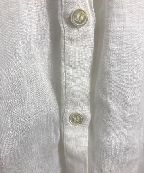 ISABEL MARANT（イザベルマラン）ISABEL MARANT (イザベルマラン) リネンブラウス　フリルブラウス　長袖ブラウス　麻　インド製 ホワイト サイズ:38の古着・服飾アイテム